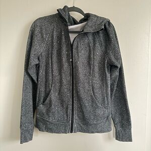 Lululemon Scuba Gray Zip-Up Hoodie